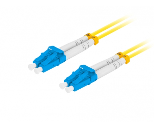 Lanberg FO-LULU-SD11-0010-YE cable de fibra optica 3 m LC/UPC G.657.A1 Amarillo