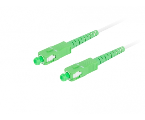 Lanberg FO-SASA-SS31-0100-WH cable de fibra optica 10 m SC/APC G.657.B3 Blanco