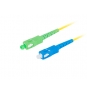 Lanberg FO-SASU-SS21-0030-YE cable de fibra optica 3 m SC/APC SC/UPC G.657.A1 Amarillo