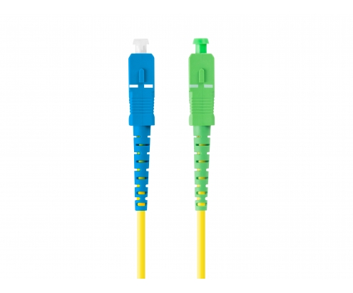 Lanberg FO-SASU-SS21-0030-YE cable de fibra optica 3 m SC/APC SC/UPC G.657.A1 Amarillo