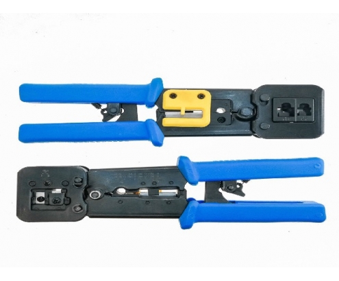 Lanberg NT-0204 crimpadora Herramienta para prensar Negro, Azul