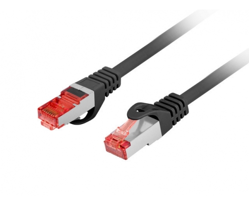 Lanberg PCF6-10CU-0025-BK cable de red Negro 0,25 m Cat6 F/UTP (FTP)