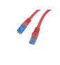 Lanberg PCF6A-10CC-0025-R cable de red Rojo 0,25 m Cat6a S/FTP (S-STP)