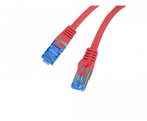 Lanberg PCF6A-10CC-0025-R cable de red Rojo 0,25 m Cat6a S/FTP (S-STP)
