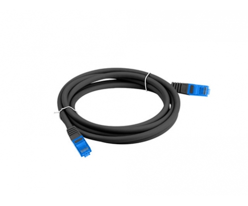 Lanberg PCF6A-10CC-0050-BK cable de red Negro 0,5 m Cat6a F/UTP (FTP)