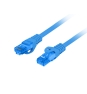 Lanberg PCF6A-10CC-0100-B cable de red Azul 1 m Cat6a S/FTP (S-STP)