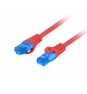 Lanberg PCF6A-10CC-0300-R cable de red Rojo 3 m Cat6a S/FTP (S-STP)