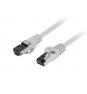 Lanberg PCF8-10CU-0200-S cable de red Gris 2 m Cat8.1 S/FTP (S-STP)