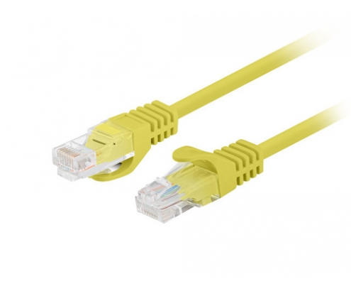 Lanberg PCU6-10CC-0750-Y cable de red Amarillo 7,5 m Cat6 U/UTP (UTP)
