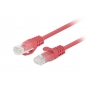 Lanberg PCU6-20CC-0100-R cable de red Rojo 1 m Cat6 U/UTP (UTP)