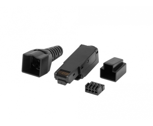 Lanberg PLU-6000TL conector RJ-45 Negro