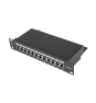 Lanberg PPF5-9012-B panel de parcheo 1U