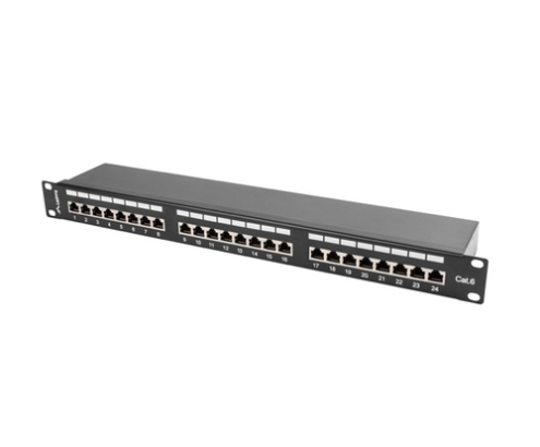 Lanberg PPS6-1024-B panel de parcheo 1U