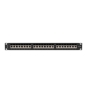 Lanberg PPSA-1024-B panel de parcheo 1U