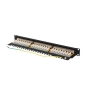 Lanberg PPSA-1024-B panel de parcheo 1U