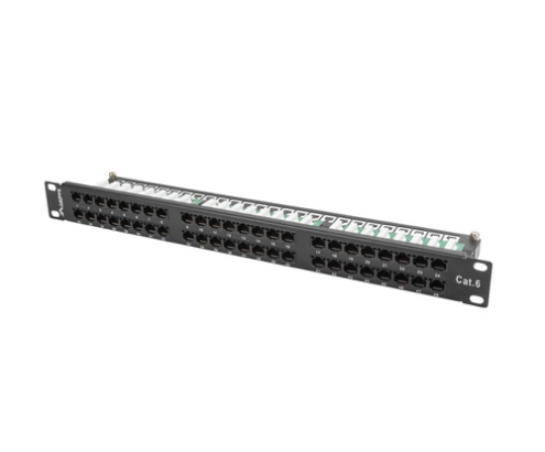 Lanberg PPU6-1048-B panel de parcheo 1U