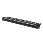 Lanberg PPU6-1124-B panel de parcheo 1U