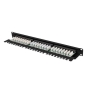 Lanberg PPU6-1124-B panel de parcheo 1U
