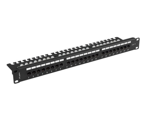 Lanberg PPU6-1124-B panel de parcheo 1U