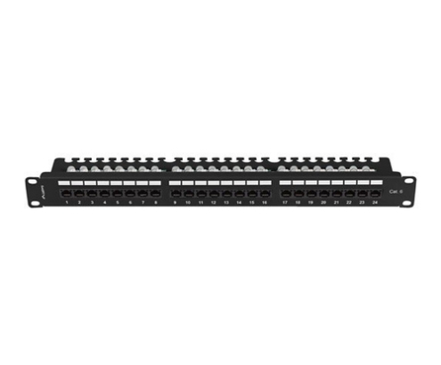 Lanberg PPU6-1124-B panel de parcheo 1U