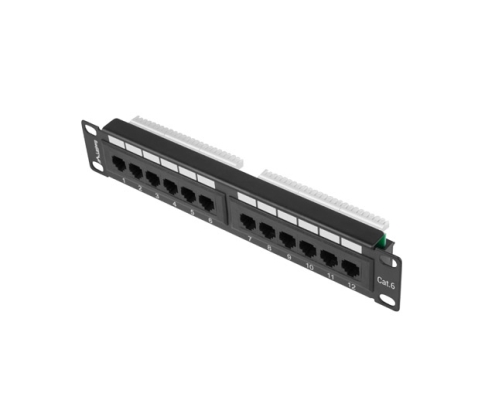 Lanberg PPU6-9012-B panel de parcheo