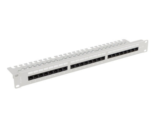 Lanberg PPUA-1124-S panel de parcheo 1U