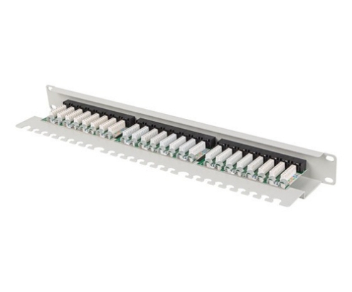 Lanberg PPUA-1124-S panel de parcheo 1U