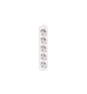 Lanberg PS0-05F-0300-W base múltiple 3 m 5 salidas AC Interior Blanco