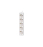 Lanberg PS0-05F-0300-W base múltiple 3 m 5 salidas AC Interior Blanco