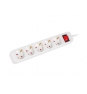 Lanberg PS1-05F-0150-W base múltiple 1,5 m 5 salidas AC Interior Blanco