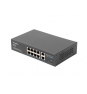 Lanberg RSFE-8P-2GE-120 switch No administrado Gigabit Ethernet (10/100/1000) EnergÍ­a sobre Ethernet (PoE) 1U Negro