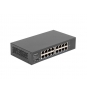 Lanberg RSGE-16 switch No administrado Gigabit Ethernet (10/100/1000) 1U Negro