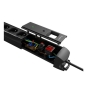Lanberg SP1-05F-0300-BK base múltiple 3 m 5 salidas AC Interior Negro