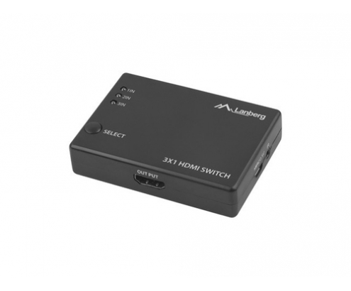 Lanberg SWV-HDMI-0003 interruptor de video