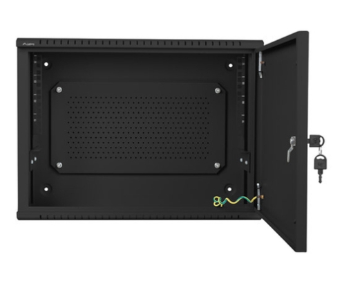 Lanberg WAF1-5203-04-00B armario rack 4U Bastidor de pared Negro