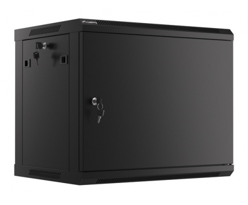 Lanberg WF01-6409-00B armario rack 9U Bastidor de pared Negro
