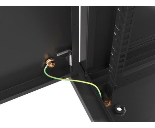 Lanberg WF01-6409-00B armario rack 9U Bastidor de pared Negro