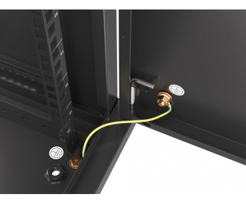 Lanberg WF01-6409-00B armario rack 9U Bastidor de pared Negro