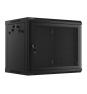 Lanberg WF01-6409-23B armario rack 9U Bastidor de pared Negro