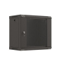 Lanberg WF03-5309-10B armario rack 9U Bastidor de pared Negro