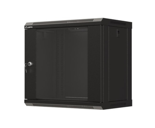 Lanberg WF03-5309-10B armario rack 9U Bastidor de pared Negro