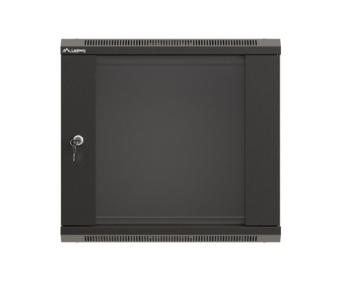 Lanberg WF03-5309-10B armario rack 9U Bastidor de pared Negro