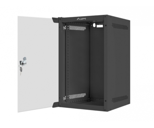 Lanberg WF10-2309-10B armario rack 9U Bastidor de pared Negro