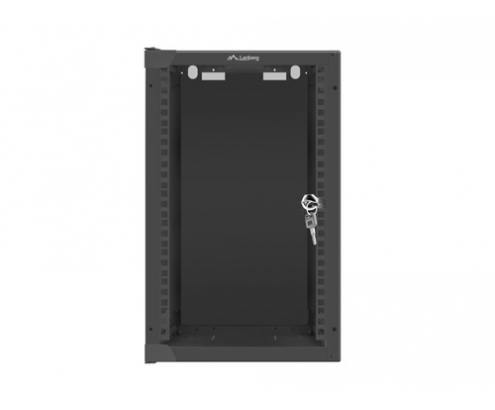 Lanberg WF10-2309-10B armario rack 9U Bastidor de pared Negro