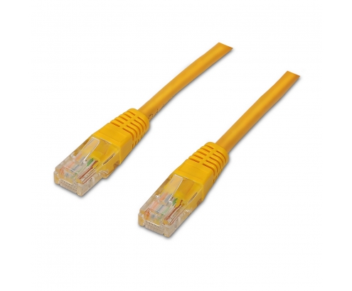 Latiguillo de red aisens rj45 utp cat6 1m amarillo A135-0254