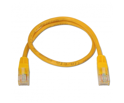 Latiguillo de red aisens rj45 utp cat6 1m amarillo A135-0254