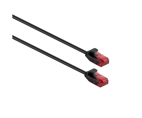 Latiguillo de red ewent Cat6 U/UTP 1m Negro IM1044