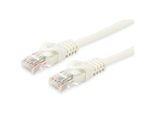 LATIGUILLO EQUIP RJ45 UTP CAT6A LIBRE HALOGENOS LSOH 10M BLANCO 603007