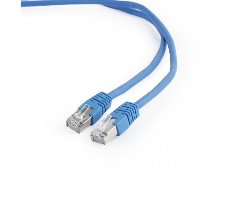LATIGUILLO GEMBIRD CAT 6 FTP 0.5METROS AZUL PP6-0.5M/B