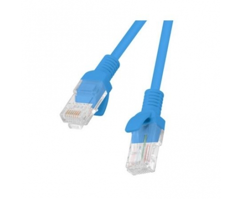 LATIGUILLO LANBERG RJ45 UTP CAT 6 0.50M AZUL PCU6-10CC-0050-B